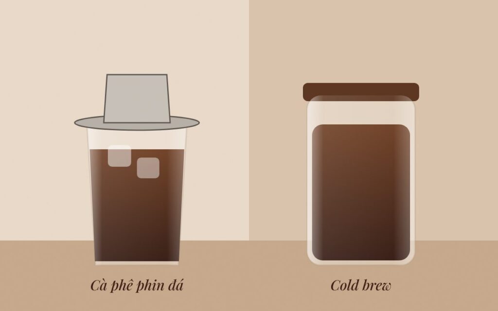 Cold brew và cà phê đá truyền thống khác nhau thế nào?